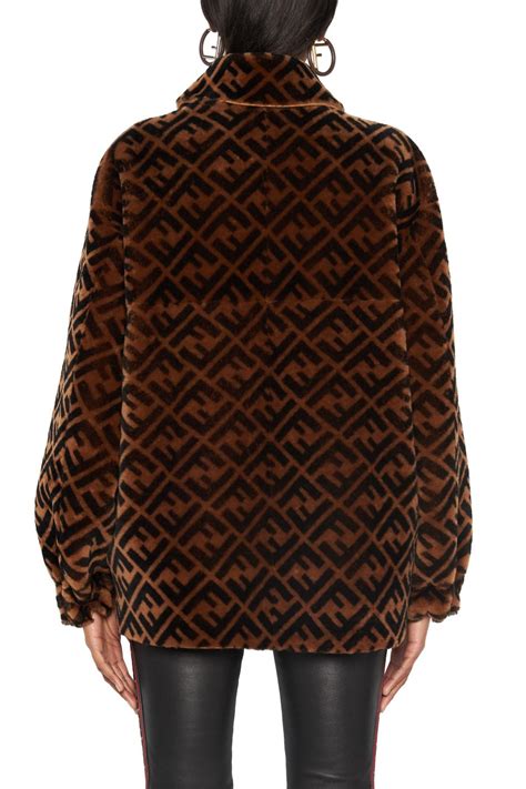 fendi roma monogram double f bomber jacket|fendi italy.